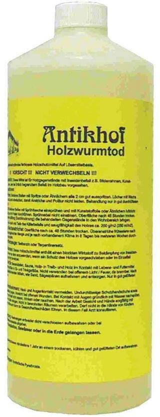Antikhof Holwurmtod (Holz 2000),Gebinde: 1 Liter,Bestellnummer: HWT/1Liter